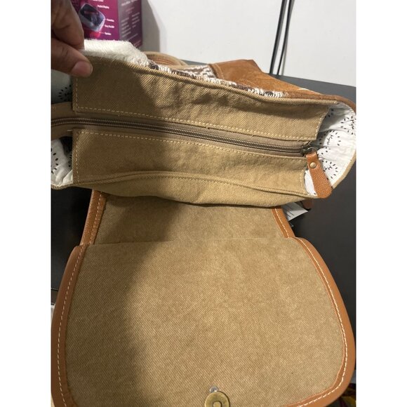 Myra Bag Elisa Conceal Carry Backpack Brown Cream main image 4